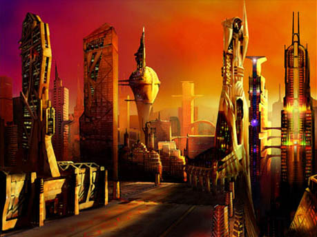 Liberty cityscape